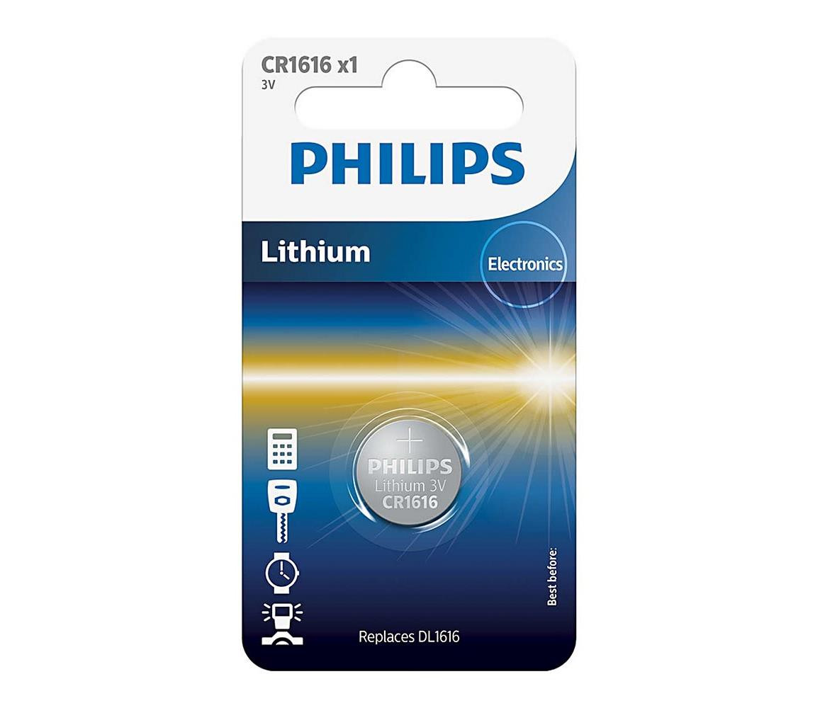 Philips Philips CR1616/00B - Lithiová baterie knoflíková CR1616 MINICELLS 3V 52mAh