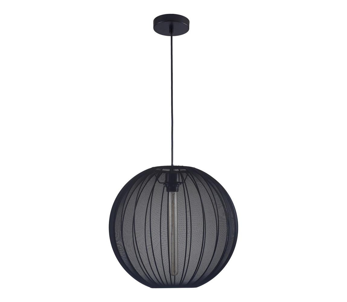 Lustr na lanku SENSAI 1xE27/20W/230V pr. 40 cm černá