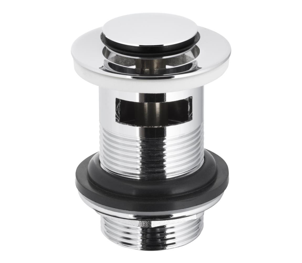 KFA Armatura KFA Armatura 660-354-00- Umyv. výpusť s přepadem CLICK-CLACK pr. 6,2 cm l. chrom