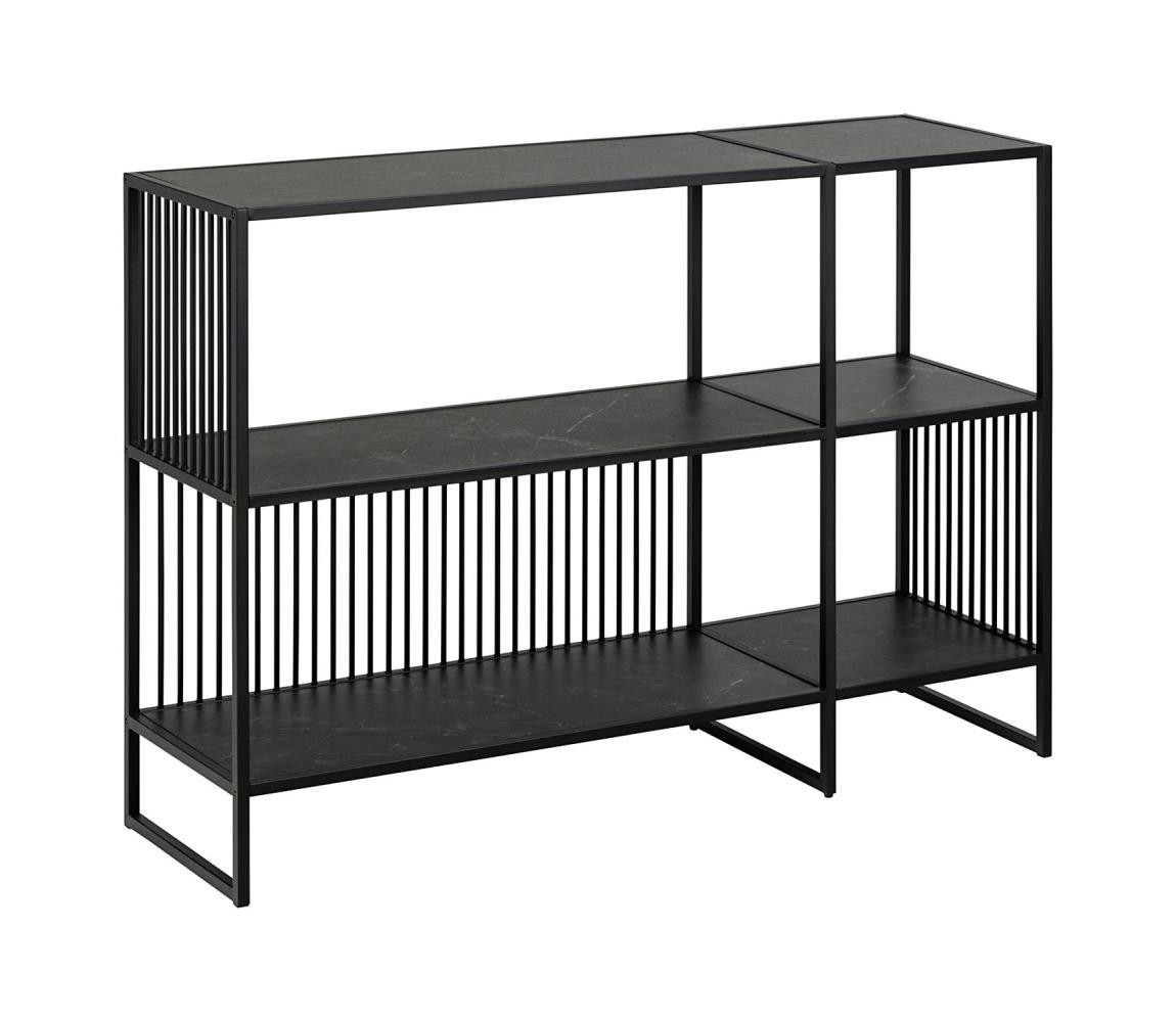 Actona Knihovna DEVIN černá