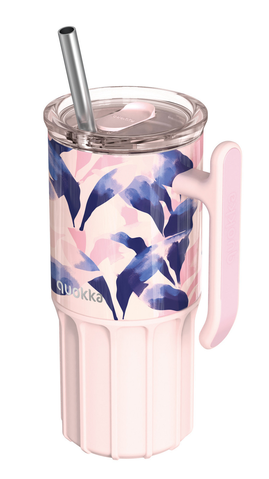 Termohrnek Umi s brčkem, 720ml, Quokka, blue tcather