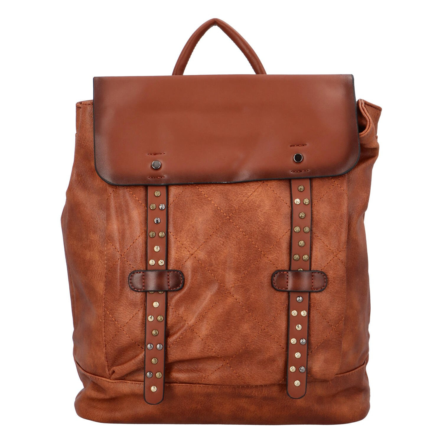 Dámský batoh hnědý - Maria C Grace hnědá