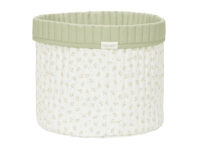 Little Dutch Košík textilní oboustranný velký Blueberry Leaves
