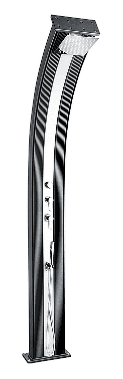 Hanscraft Solární sprcha DADA CURVE (antracit / inox)