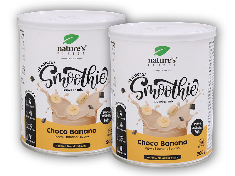 Nature's Finest 2x Smoothie choco banana 200g