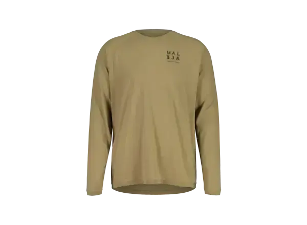 Maloja FrohnM. pánské tričko dlouhý rukáv Oak vel. XL