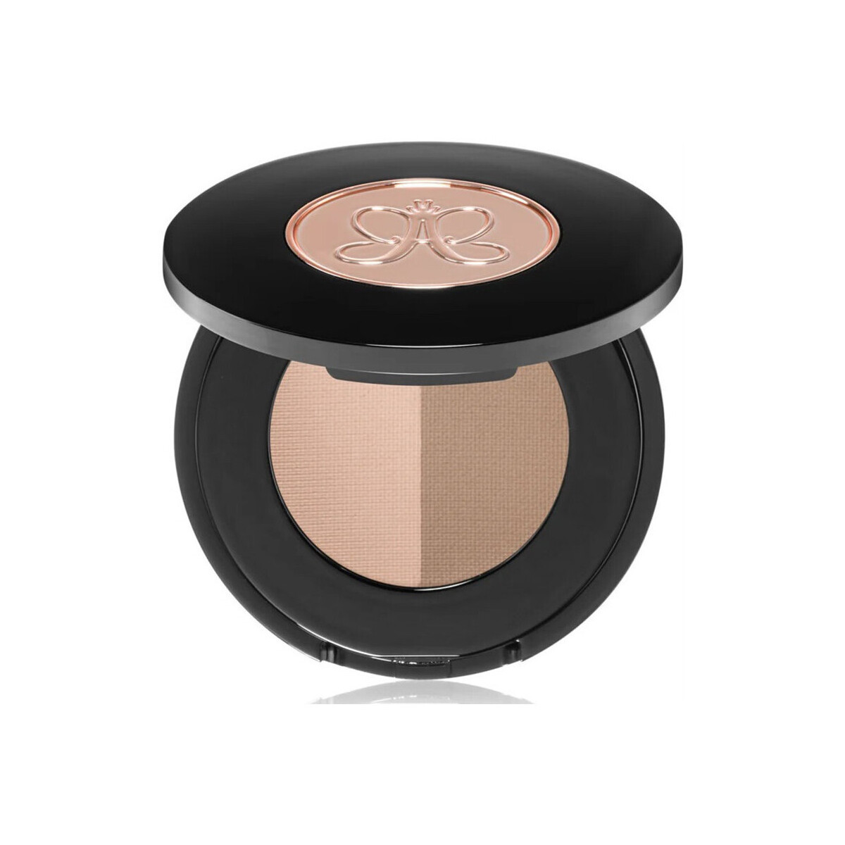 Makeup Revolution  Duo Brow Powder Eyebrow Powder - TAUPE Bi-color  Hnědá