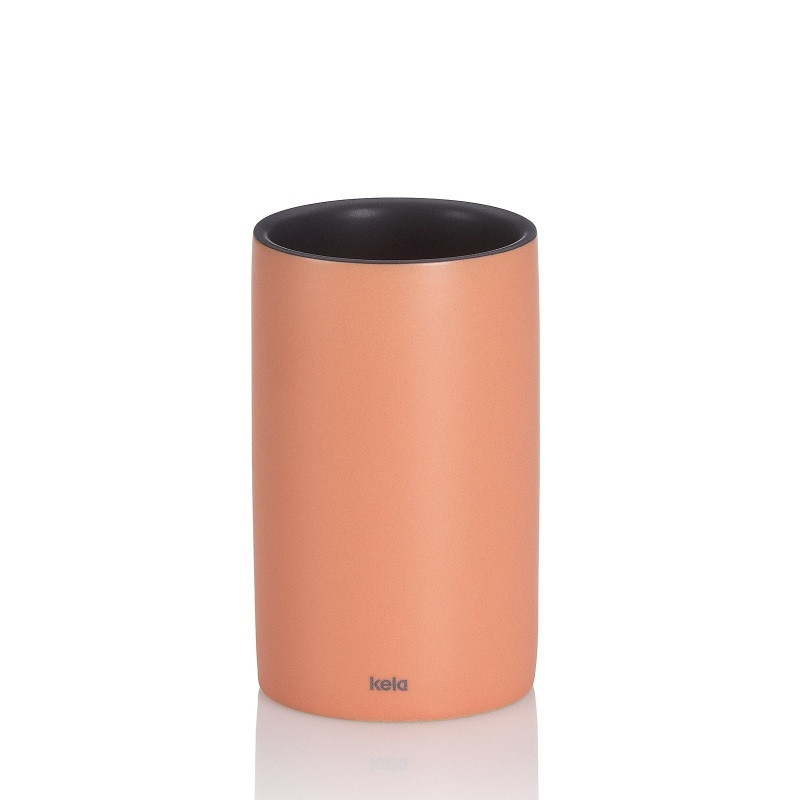 KELA Pohár Matsi keramika broskvově růžová 11 cm  KL-24086