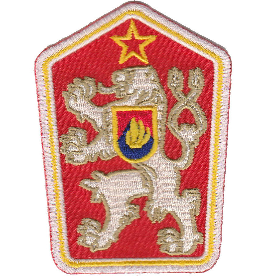 Nášivka znak ČSSR 7,5x5,5 cm