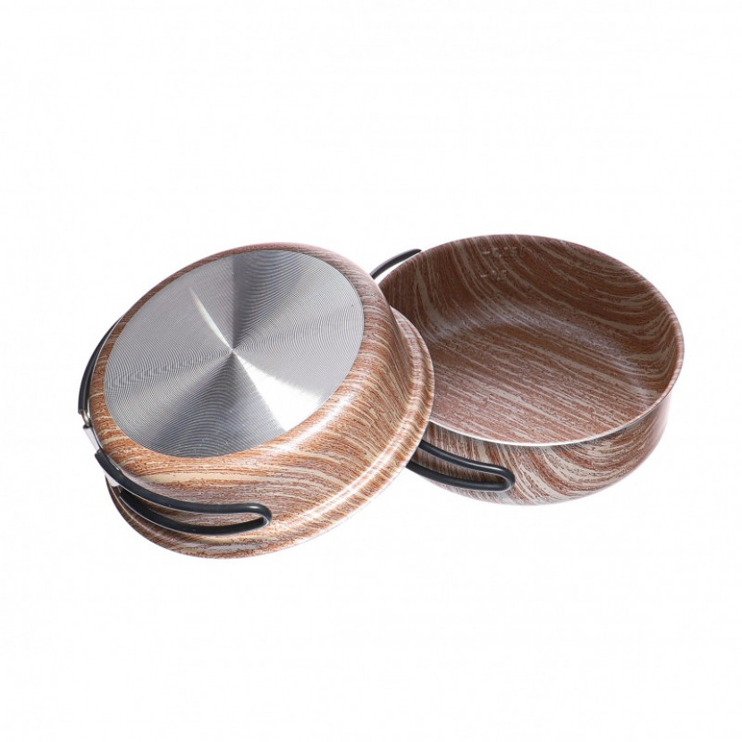 2-dílná sada ALB Wood - hnědá