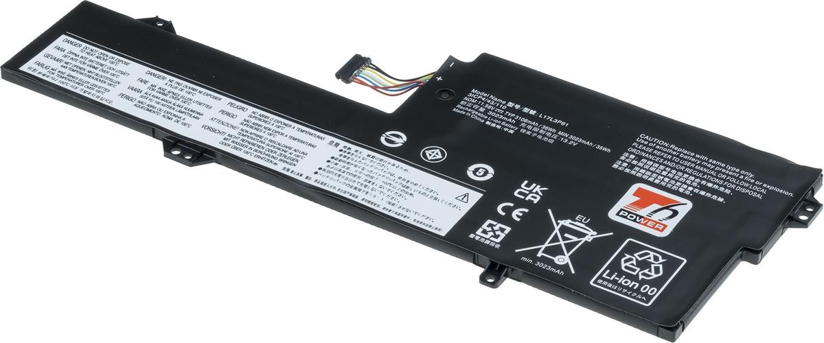 Baterie T6 Power Lenovo Yoga 720-12IKB, IdeaPad 320S-13IKB serie, 3108mAh, 36Wh, 3cell, Li-Pol