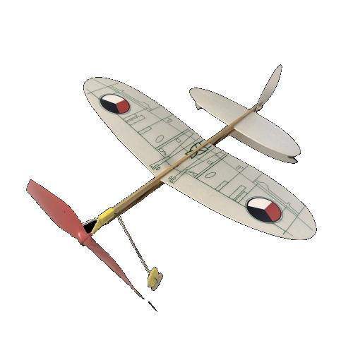 Igralet populární KOMÁR na gumu SPITFIRE