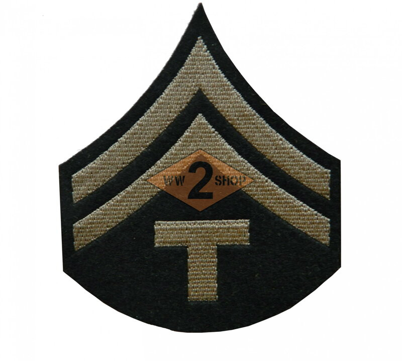 US hodnost Technician 5th Grade filc- oliv, khaki, barva hodnosti olive