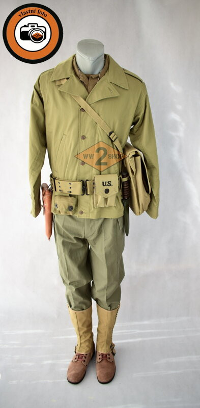 US důstojník- HBT, M41, velikost blůzy M41 velikost 36, velikost kalhot HBT velikost 28, velikost košile M37 velikost S