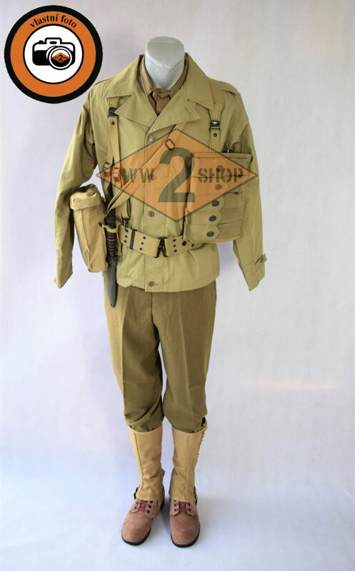 US střelec Thompson s řemením- M37, M41, velikost blůzy M41 velikost: 36, velikost kalhot M37 velikost: 28, velikost košile M37 velikost: M