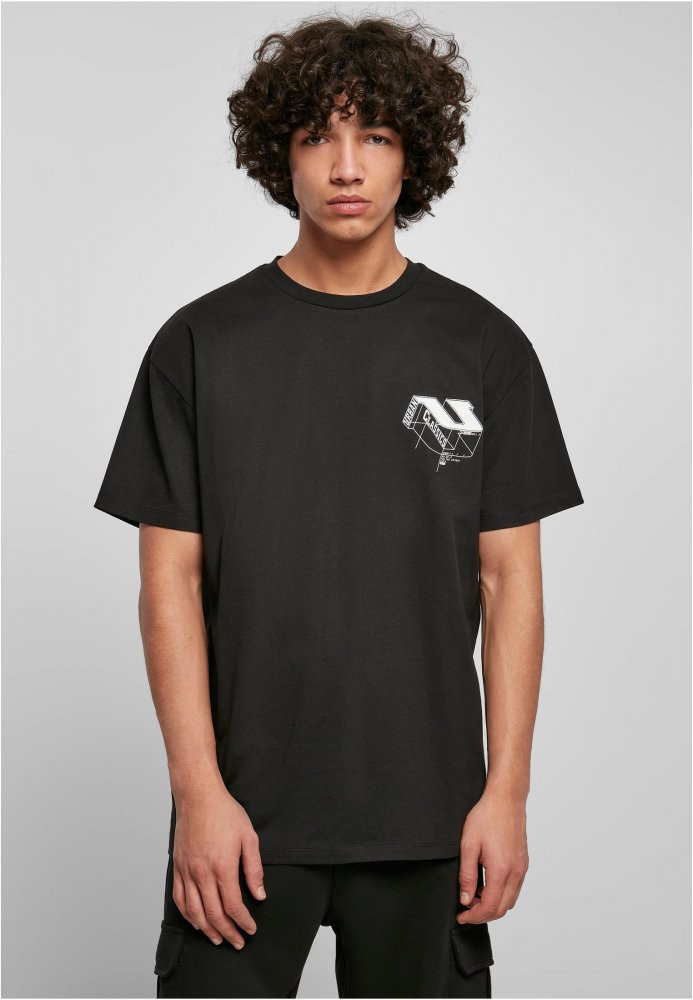 Organic Constructed Tee - black S