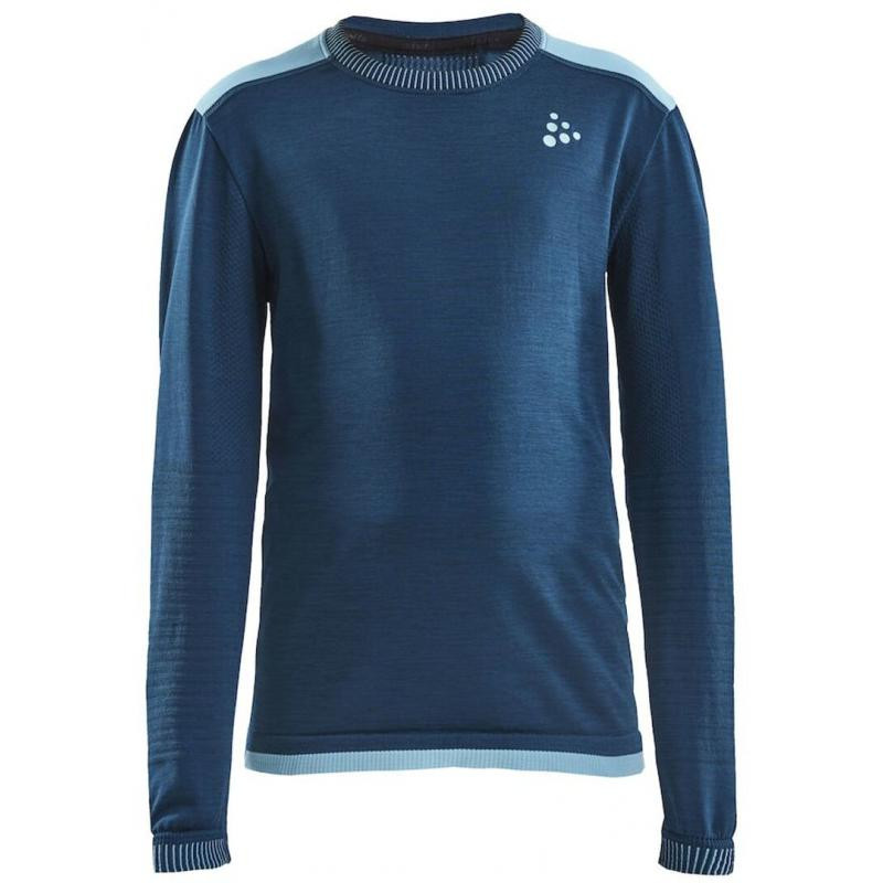 Triko Craft Fuseknit Comfort Junior - tmavě modrá - velikost 122/1