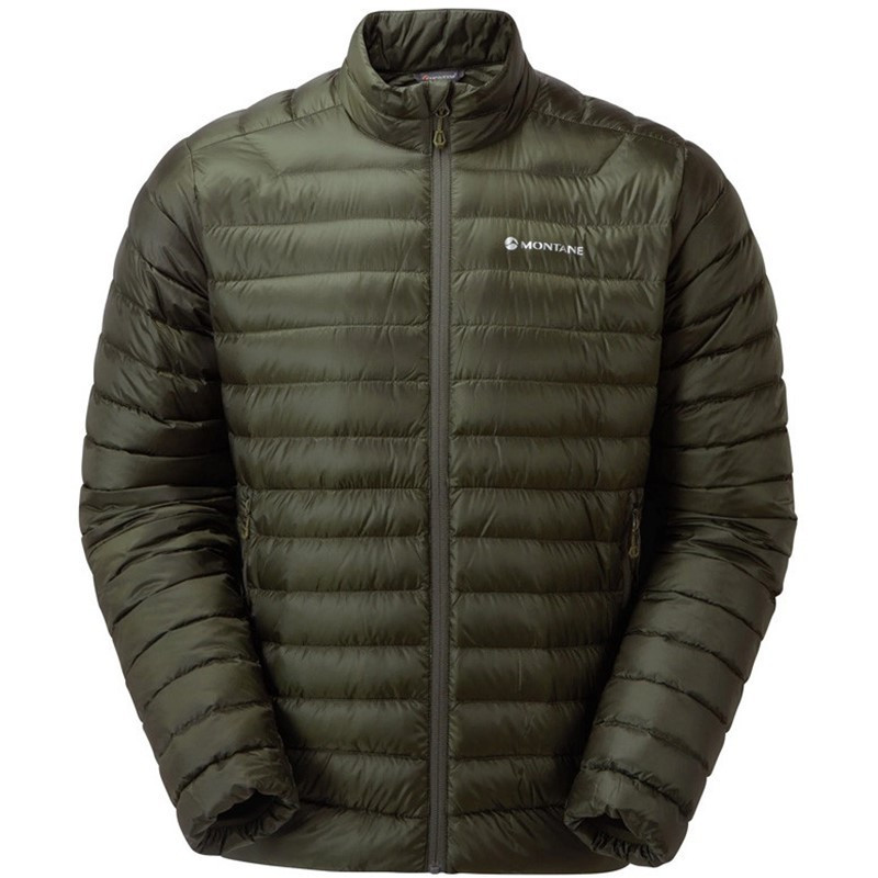 Montane Pánská sbalitelná péřová bunda Montane Anti-Freeze Oak Green