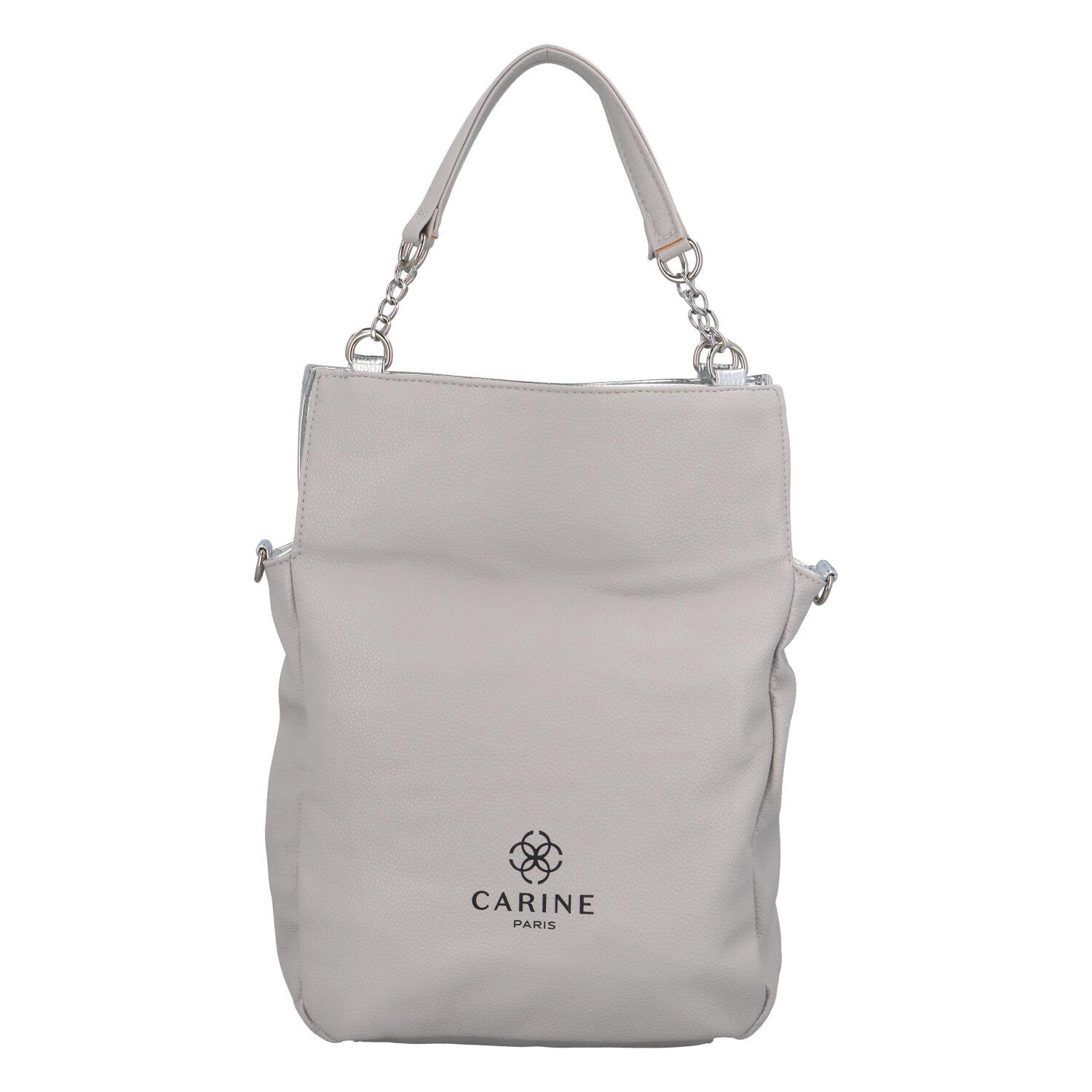 Dámská velká  koženková kabelka Lexi, šedá