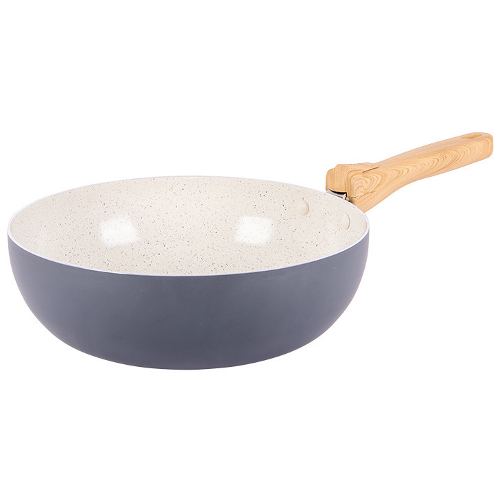 Pánev Bo-Camp Wok pan Quayside Ø26 Barva: šedá/hnědá