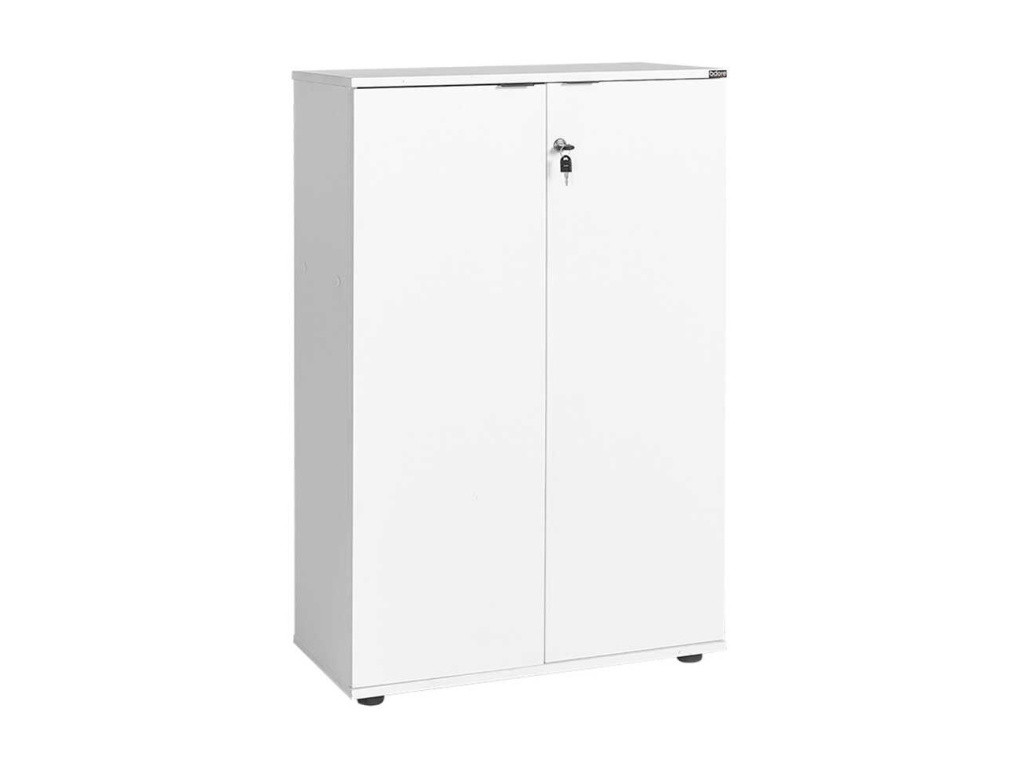 Komoda se zámkem CORNO, bílá