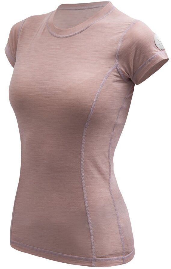 SENSOR MERINO AIR dámské triko kr.rukáv dusty pink Velikost: XL