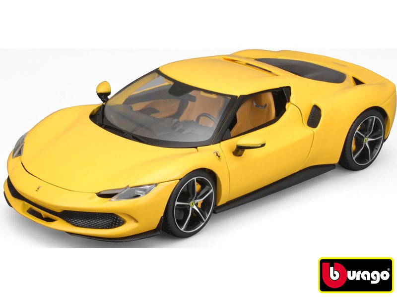 Bburago 1:18 Ferrari 296 GTB - Yellow