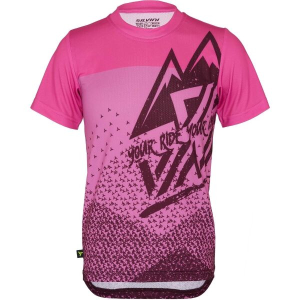 SILVINI DENNÍ Dívčí cyklistický dres, růžová, velikost