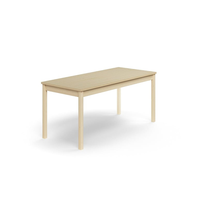 Stůl DECIBEL, 1600x700x720 mm, akustická HPL deska, bříza