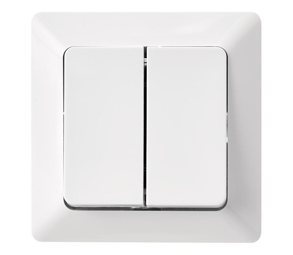 Spínač domovní dvojitý střídavý 250V/10A