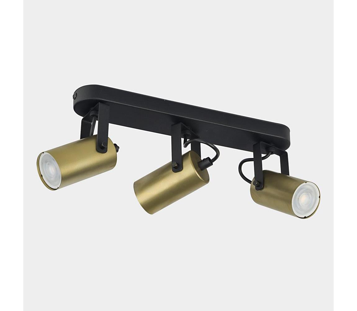 Bodové svítidlo REDO 3xGU10/10W/230V zlatá/černá