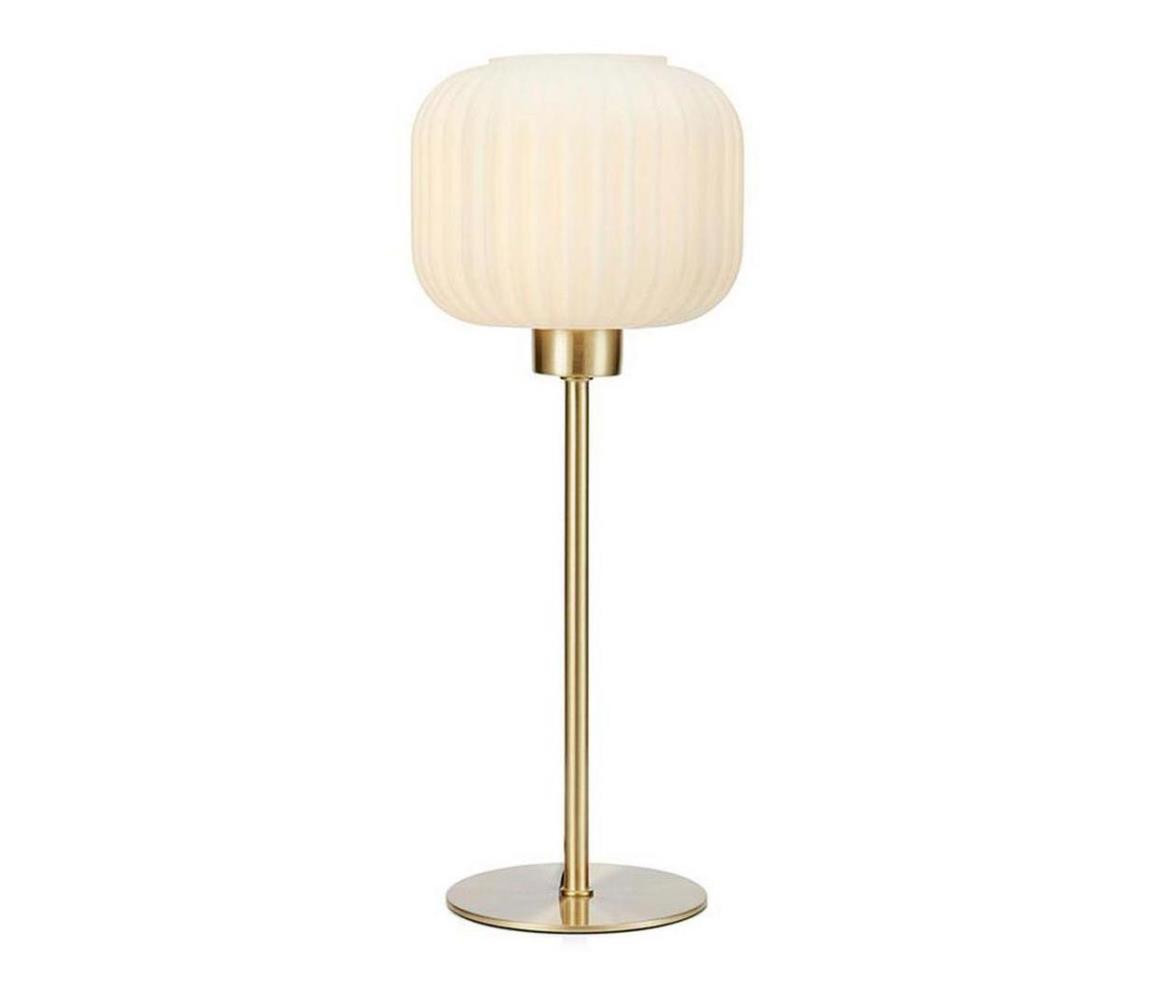 Markslöjd Markslöjd 108120 - Stolní lampa SOBER 1xE27/60W/230V mosaz