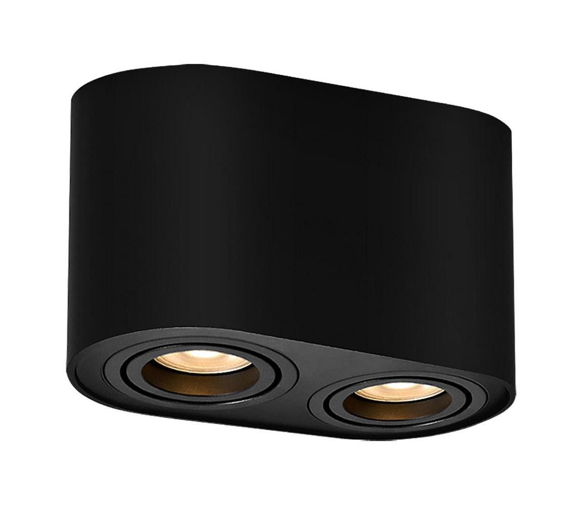 Rabalux Rabalux 2051 - Bodové svítidlo KOBALD 2xGU10/42W/230V černá