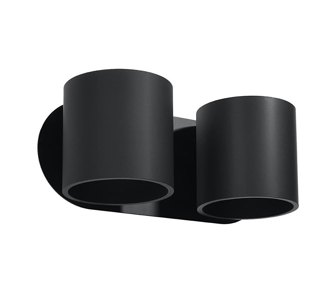 SL.0660 - Nástěnné bodové svítidlo ORBIS 2xG9/40W/230V černá