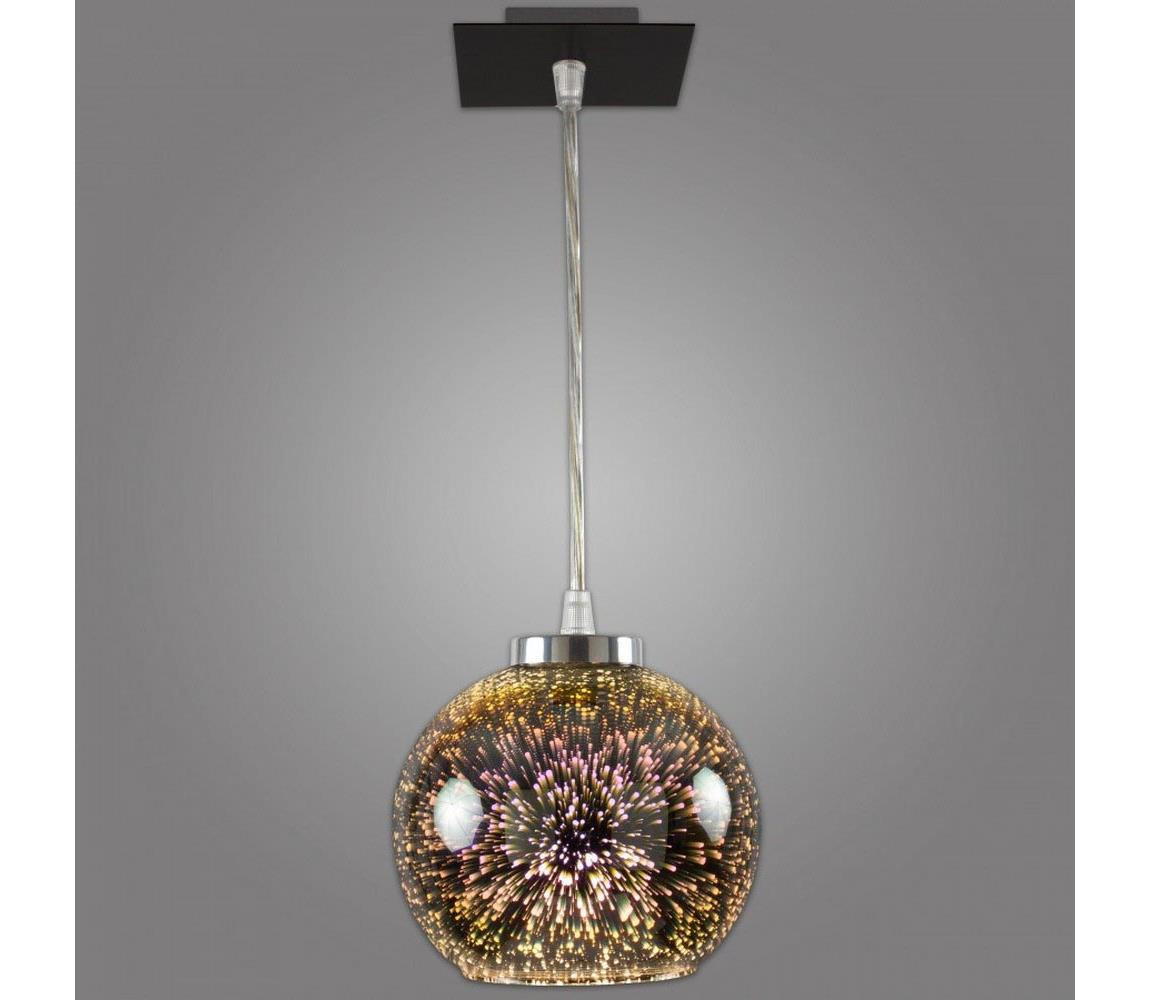 KEMAR Kemar NP/1/D3 - Lustr na lanku KULE 3D 1xE27/60W/230V