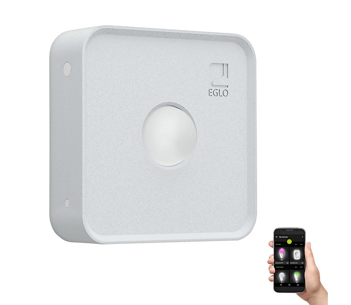 Eglo Eglo 97475 - Venkovní pohybový senzor CONNECT SENSOR 12 m 3xAA bílý IP44