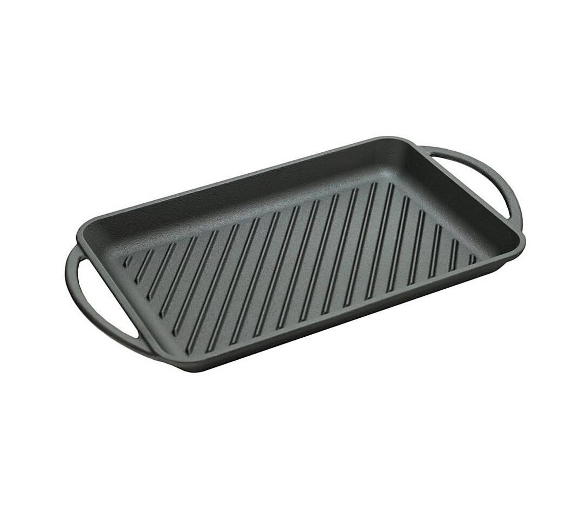 Cattara Grilovací pánev s držadly LITINA 33 x 21,5 cm