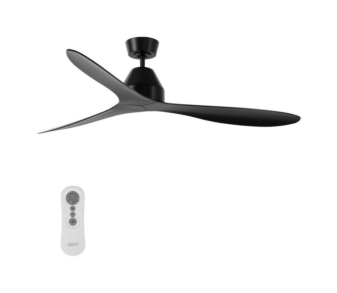 Lucci air Lucci air 213041 - Stropní látor WHITEHAVEN černá + dálkové ovládání