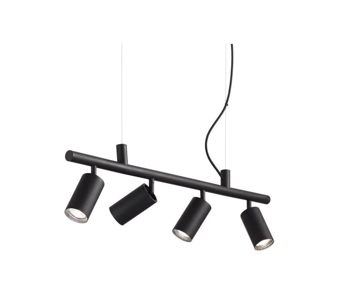 Ideal Lux Ideal Lux - LED Lustr na lanku DYNAMITE 4xGU10/7W/230V CRI 90 černá