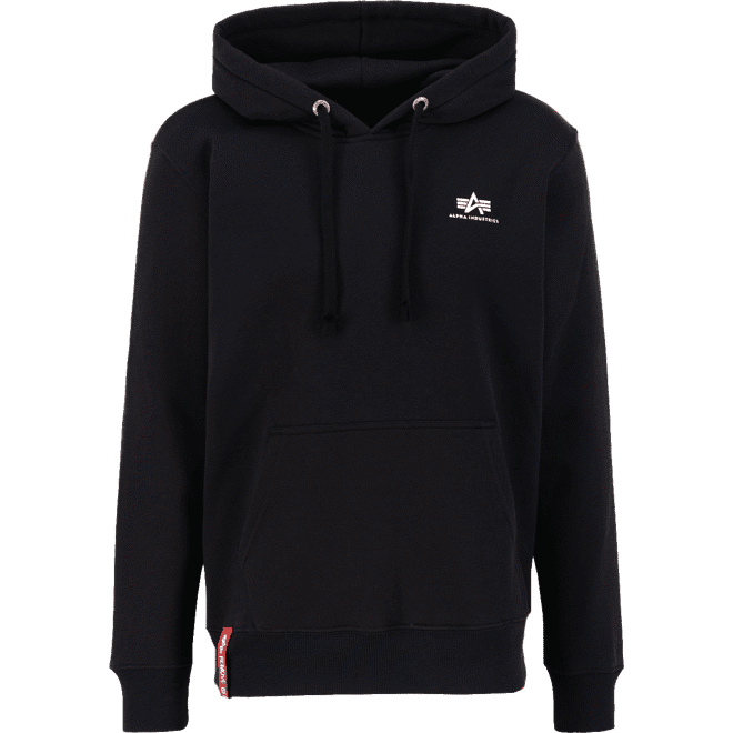 Alpha Industries Mikina  Basic Hoody Small Logo černá L