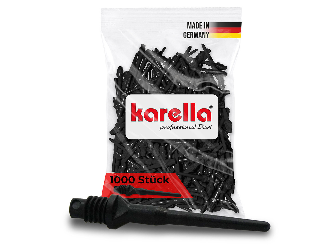 Hroty Soft 2BA měkké Karella 1000ks - černé