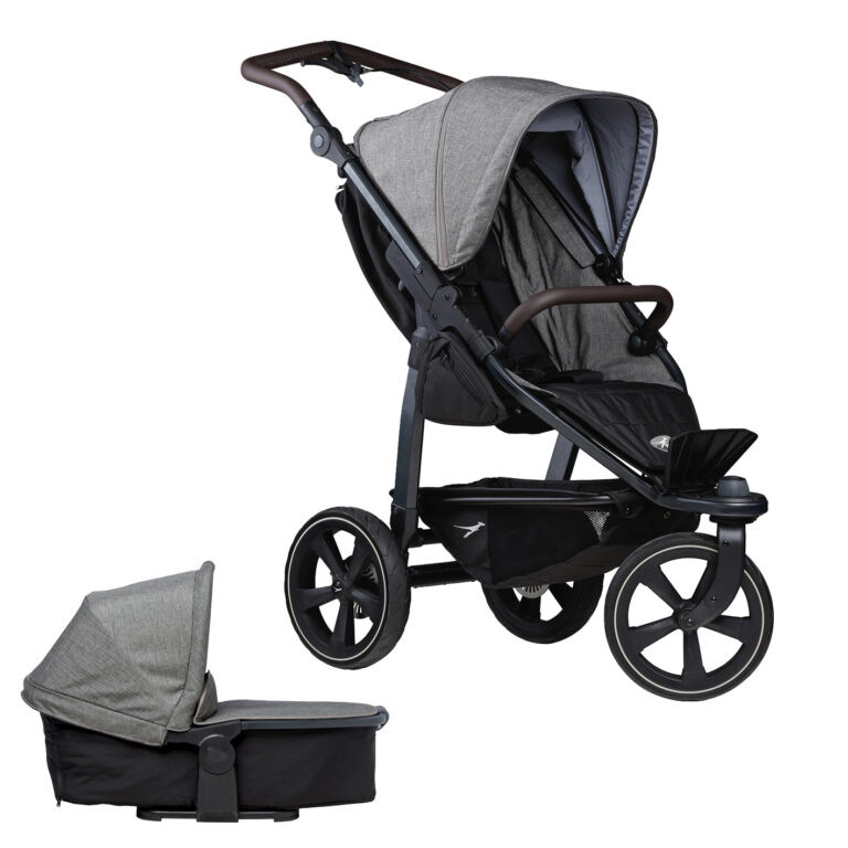 TFK mono2 combi pushchair - air chamber wheel prem.grey T-M2-KE415