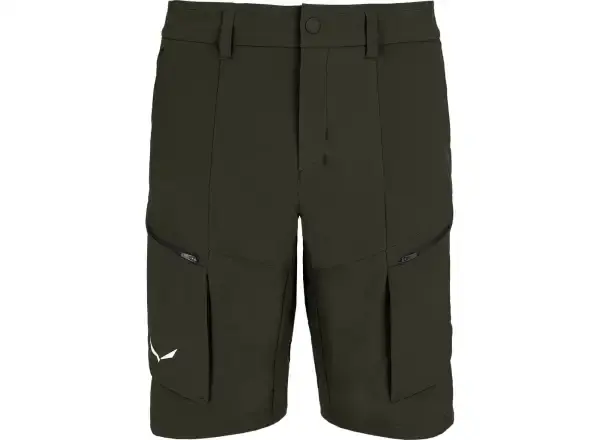 Salewa Puez Durastretch Cargo pánské kraťasy Dark Olive vel. M