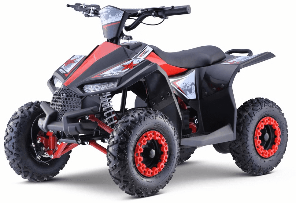 mamido Dětská elektrická čtyřkolka HIPERFECT červená