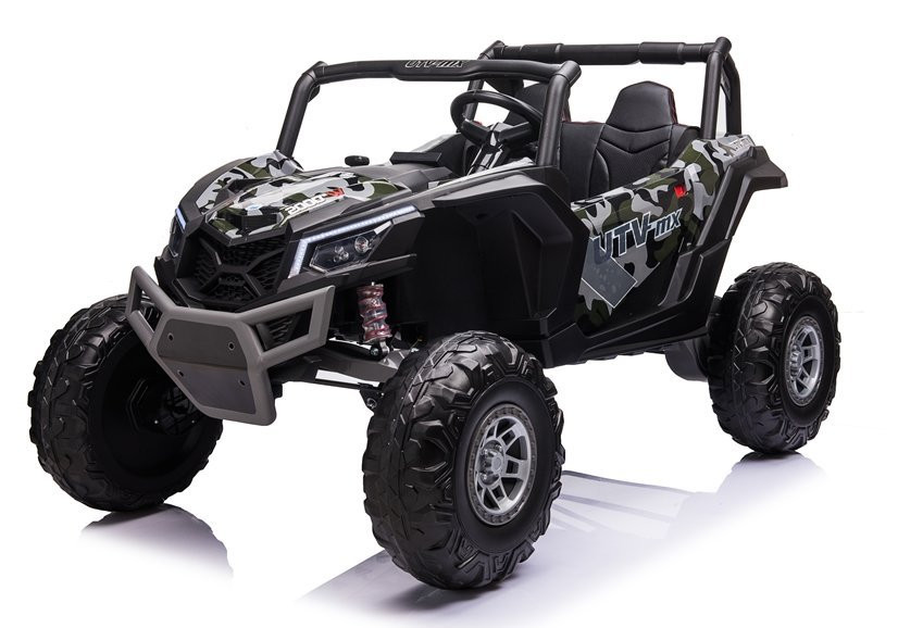mamido Dětské elektrické auto Buggy UTV-MX 4x4 Spider lakované maskáčové