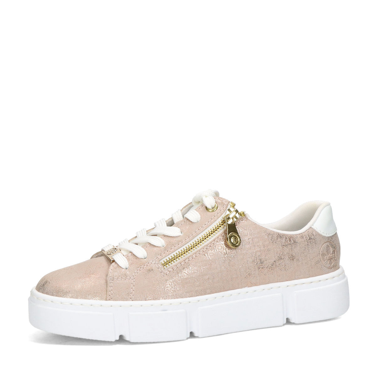 Rieker dámské stylové tenisky - světle růžové - 36