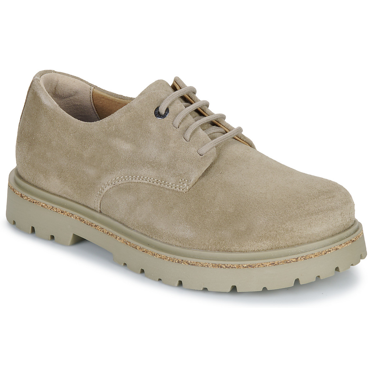 BIRKENSTOCK  Highwood Lace Low LEVE Taupe  Béžová