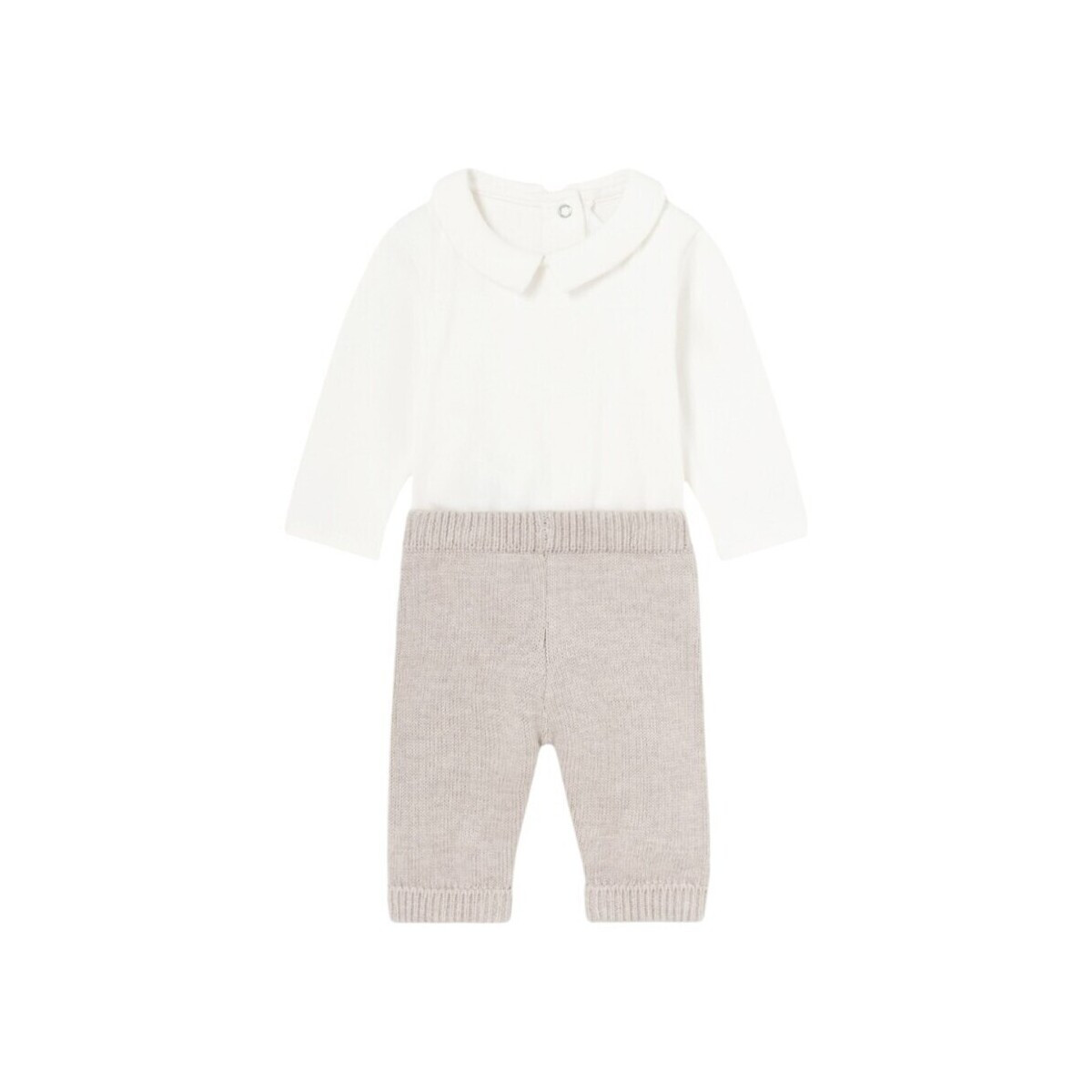 Mayoral  2516 Conjunto 3 piezas tricot recién nacido Beige  Béžová