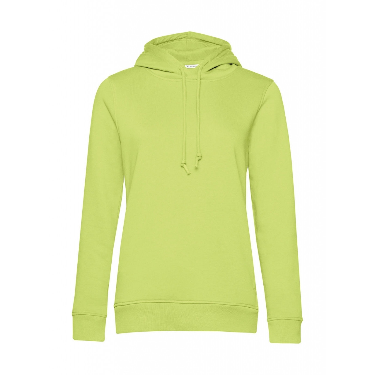 Mikina dámská B&C Organic Inspire Hooded - světle zelená, XXL