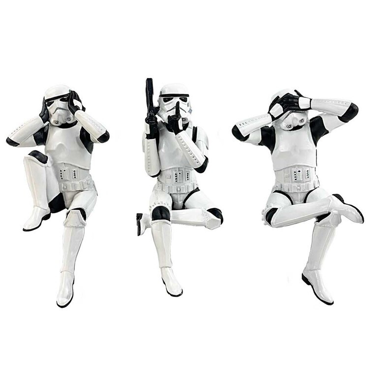 NEMESIS NOW Figurka Stormtrooper - Three Wise Sitting, 11 cm